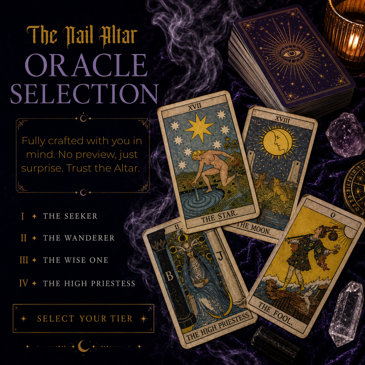 Oracle Selection — The High Priestess